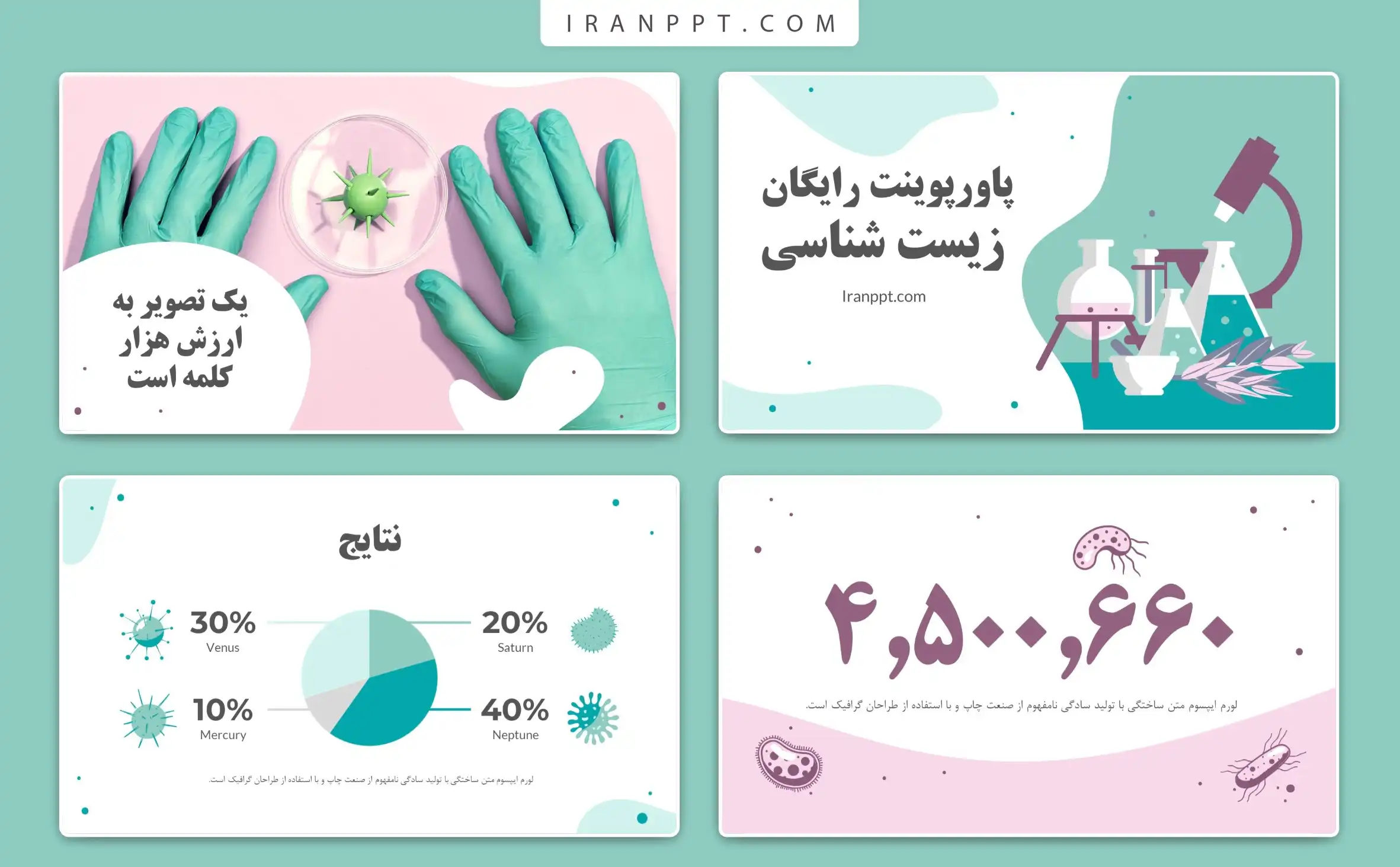 قالب پاورپوینت زیست شناسی