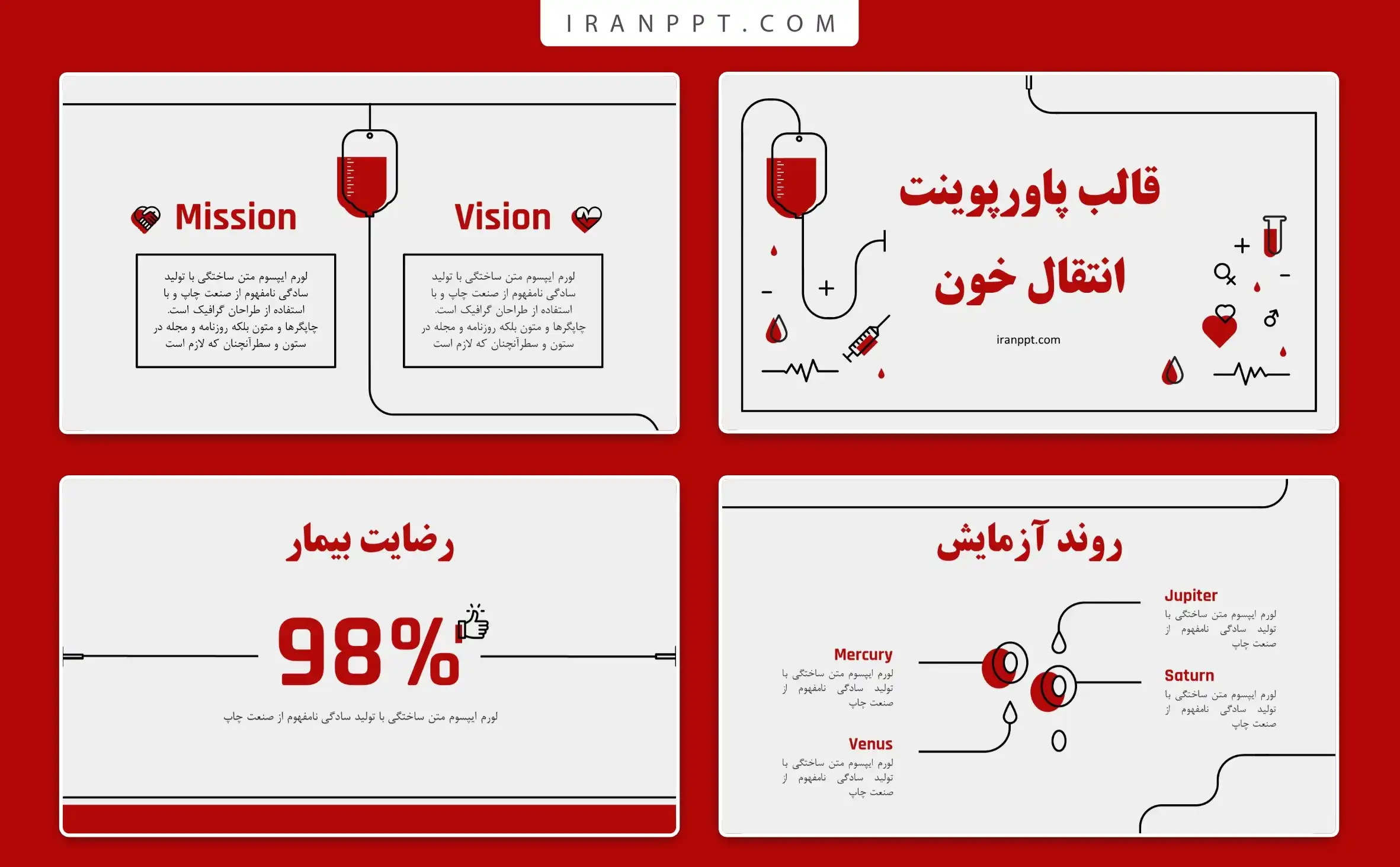 قالب پاورپوینت خون شناسی