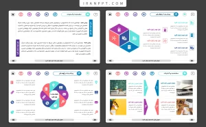 قالب پاورپوینت پایان نامه حرفه ای