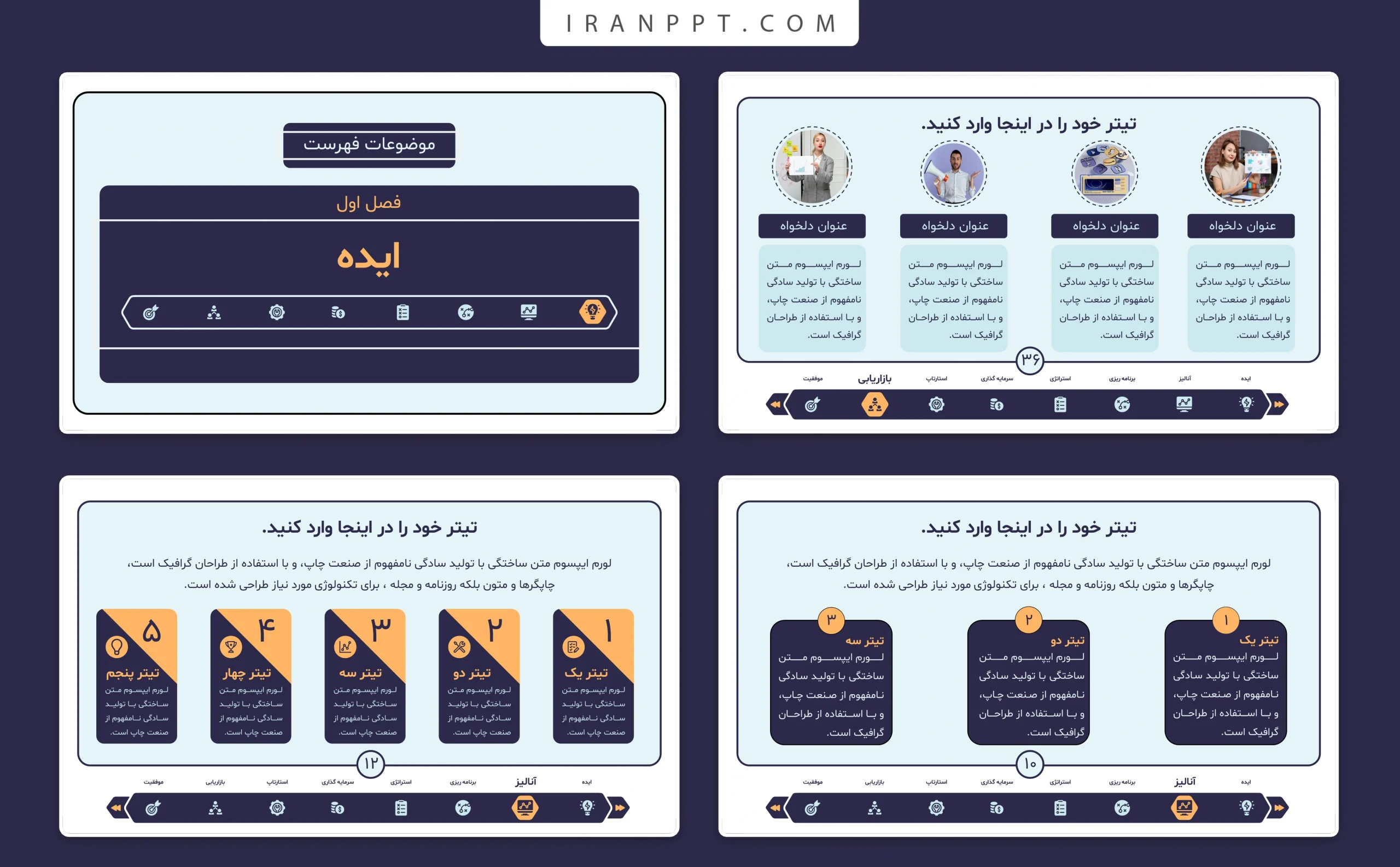 قالب پاورپوینت کسب و کار