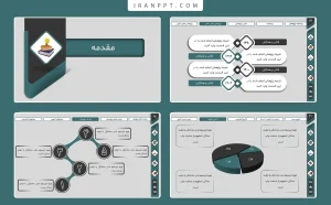 قالب پاورپوینت پایان نامه دو منو