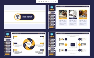 قالب پاورپوینت پایان نامه انگلیسی