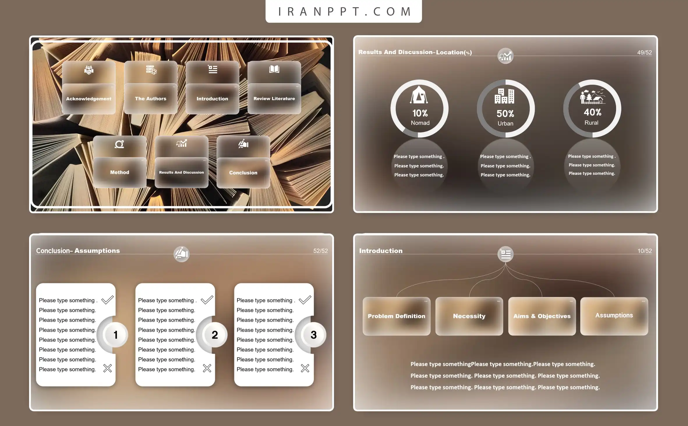 قالب پاورپوینت انگلیسی سبک پرزی