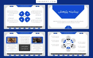 قالب پاورپوینت جلسه دفاع پایان نامه