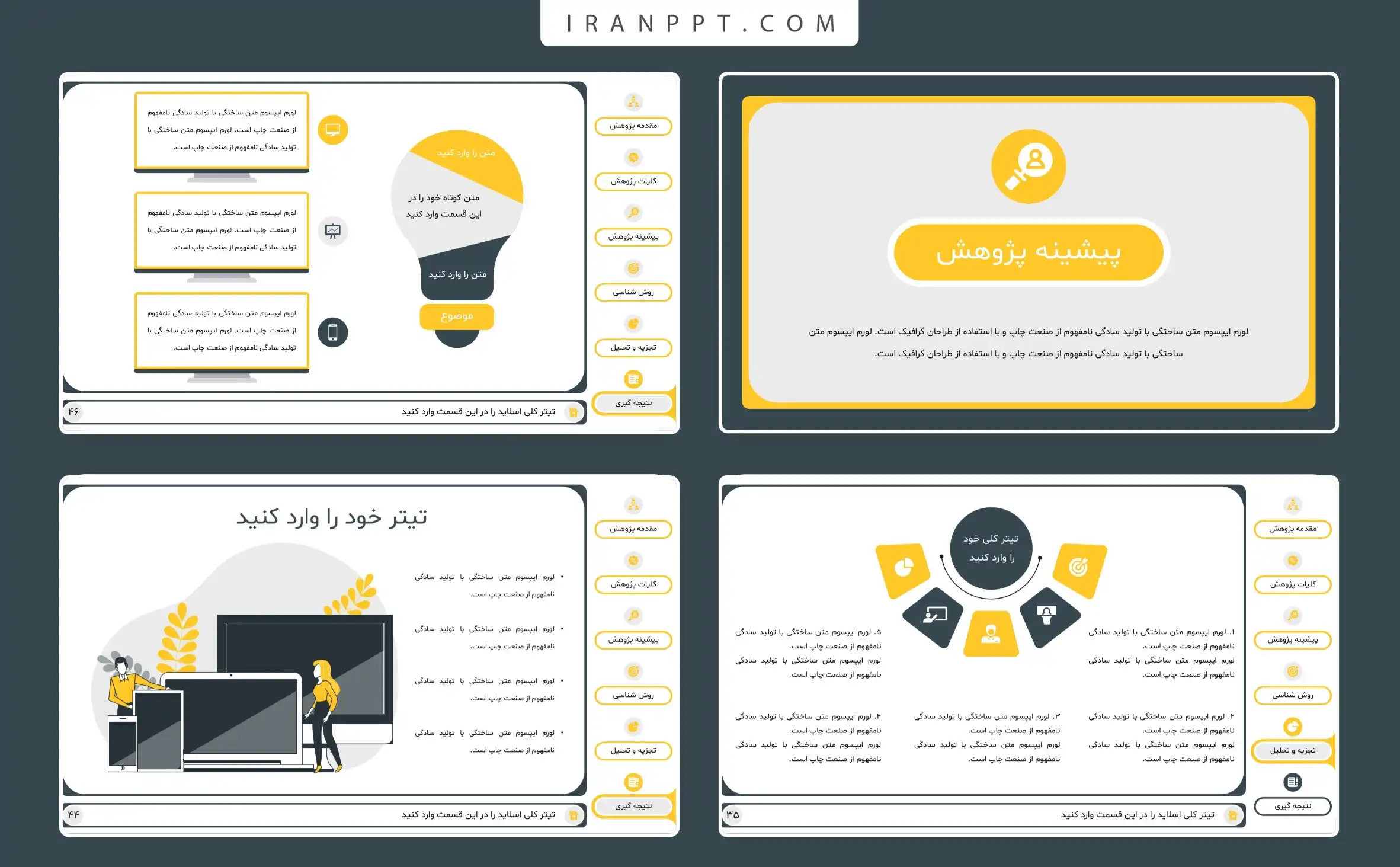 قالب پاورپوینت مهندسی کامپیوتر