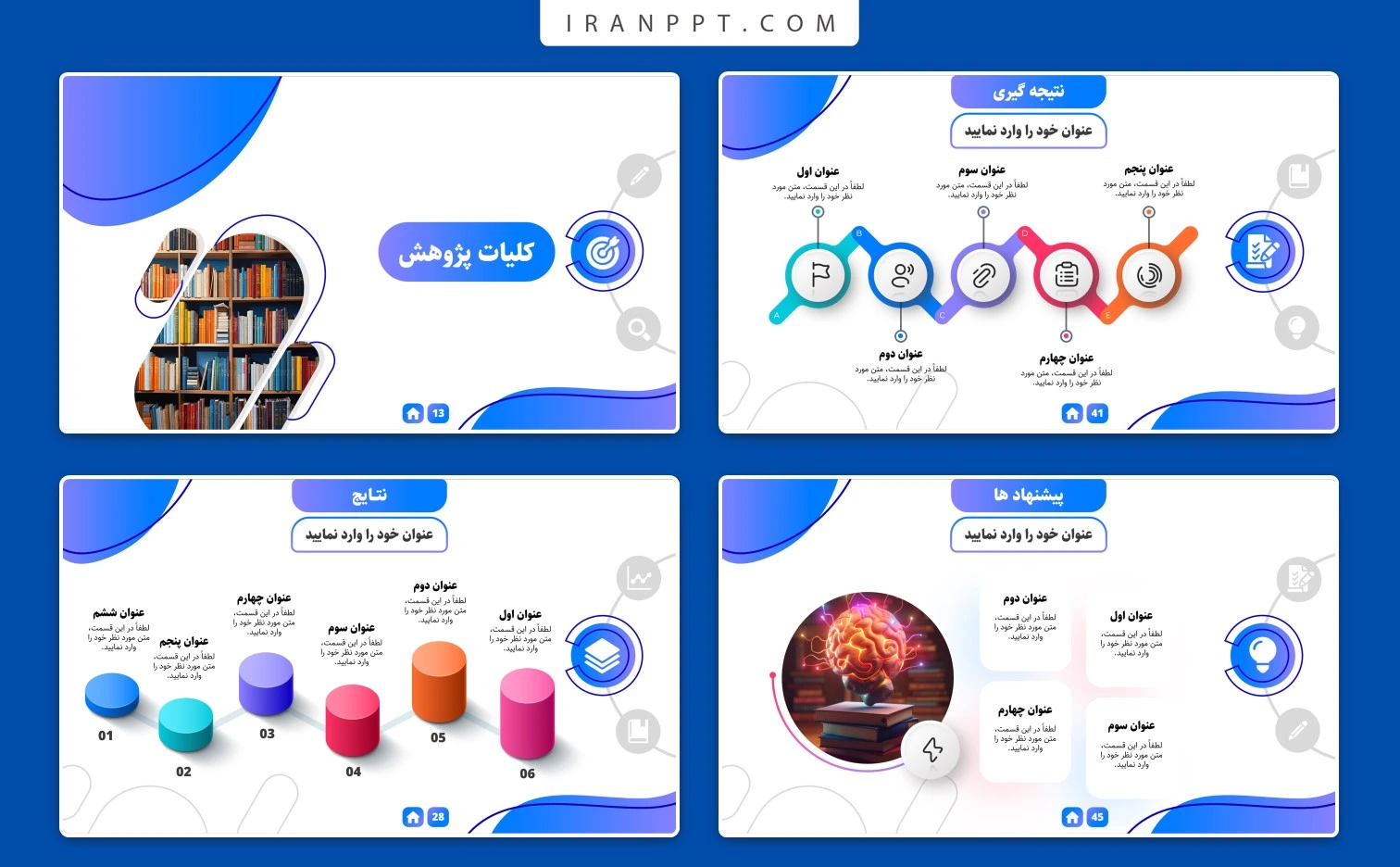 قالب پاورپوینت چند منظوره