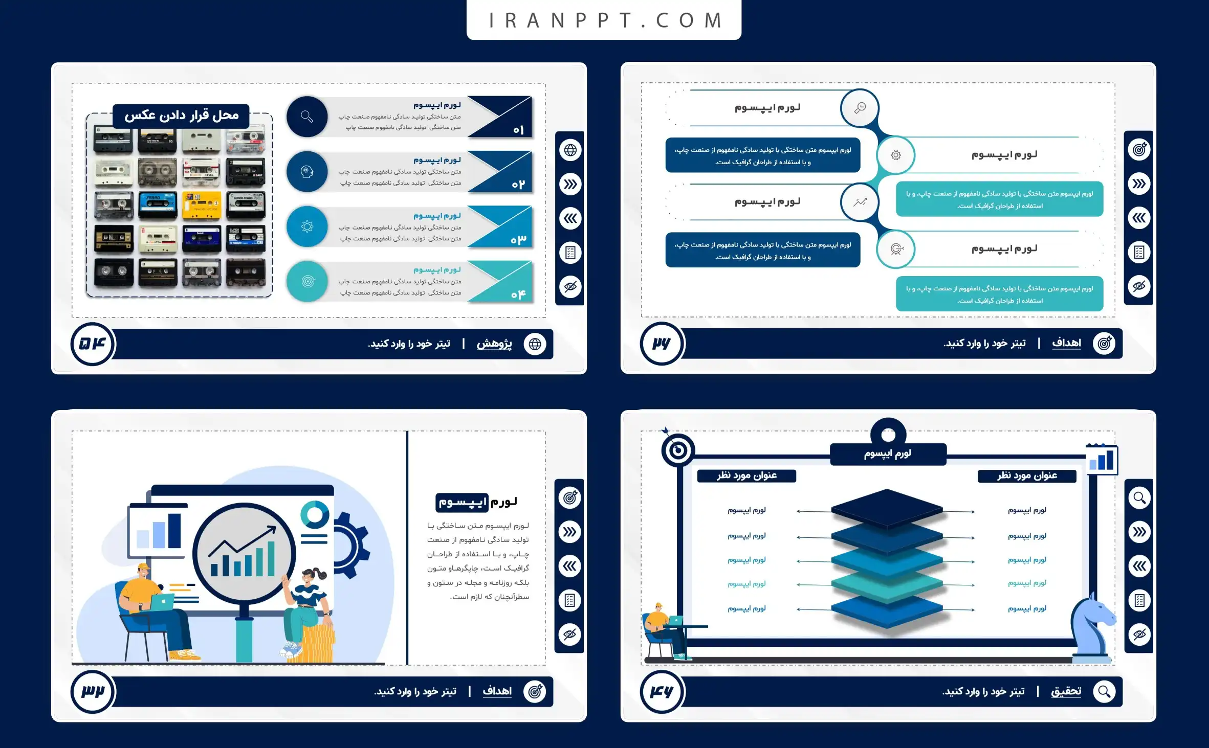 قالب پاورپوینت پایان نامه منودار